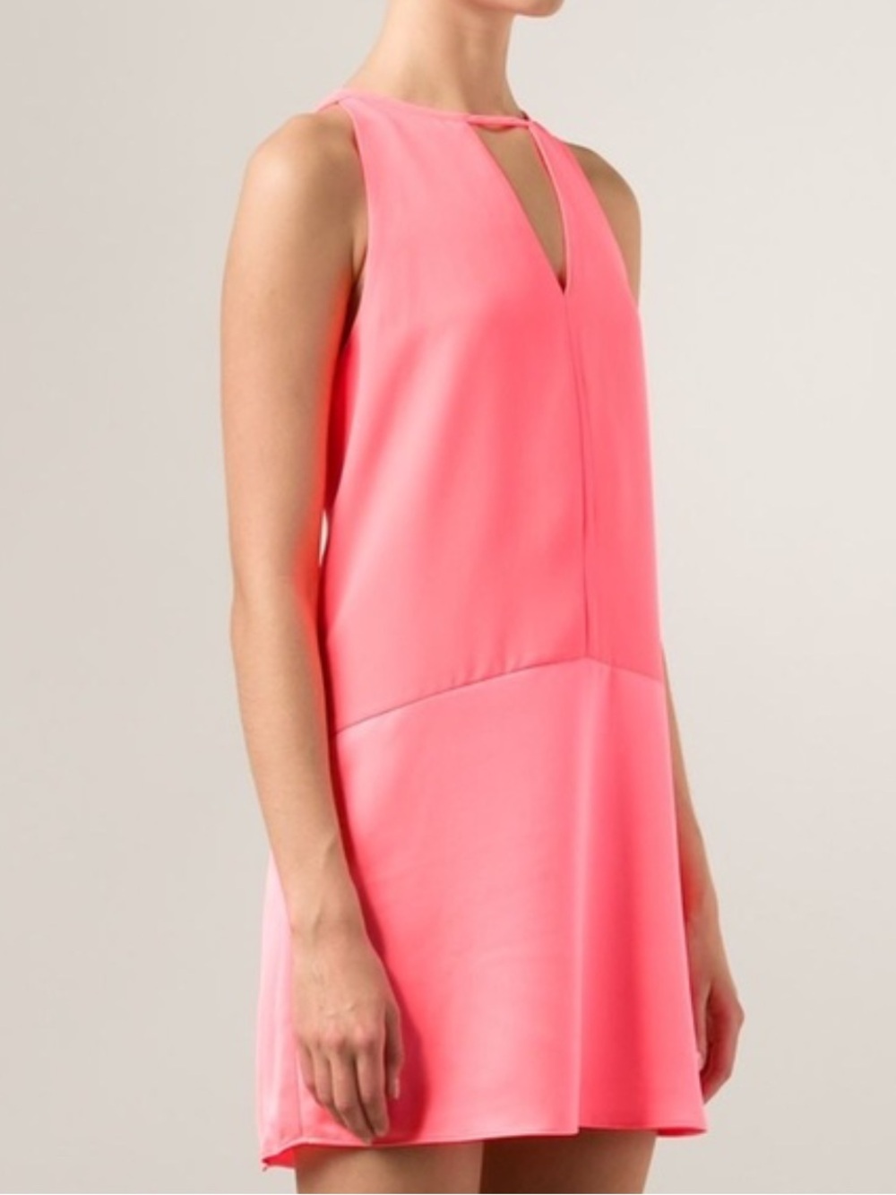 Parker Neon Pink Sleeveless Dress